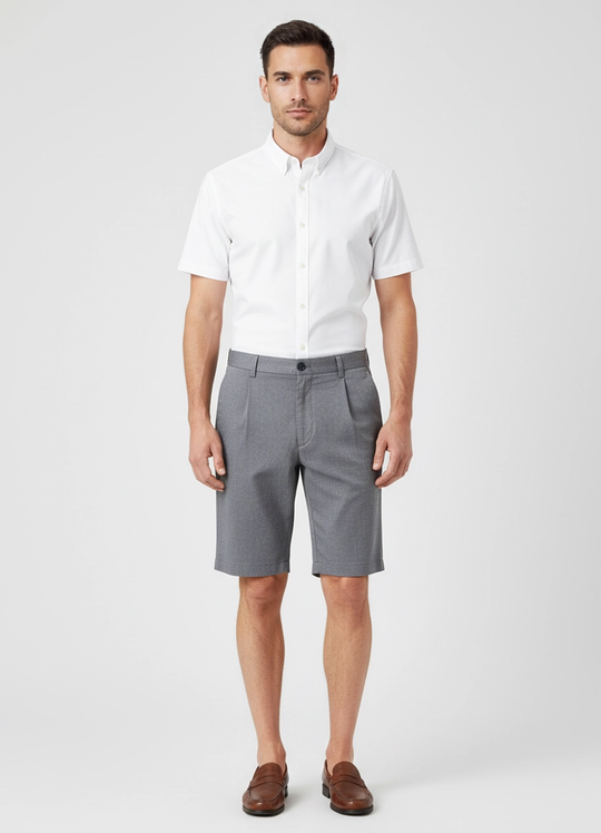 Mens BOSS Black P-Perin-PL-Shorts Dark Blue Tapered Chino Shorts