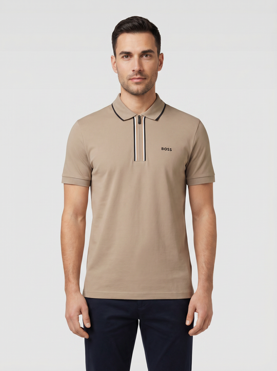BOSS Green Philix GOC Light/Pastel Green Polo Shirt