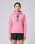 Women's On Running Focus Tech Hoodie 1 Magnolia — on model