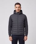 Men's Sandbanks Outlander Hybrid Puffer Jacket in Anthracite