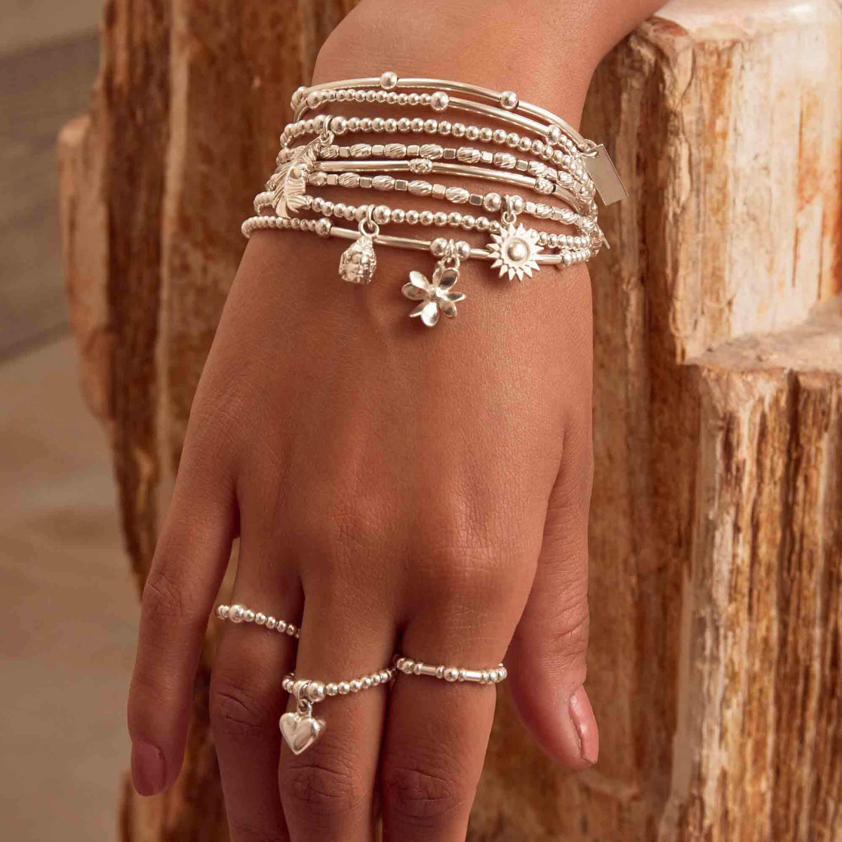 ChloBo Mini Puffed Heart Ring