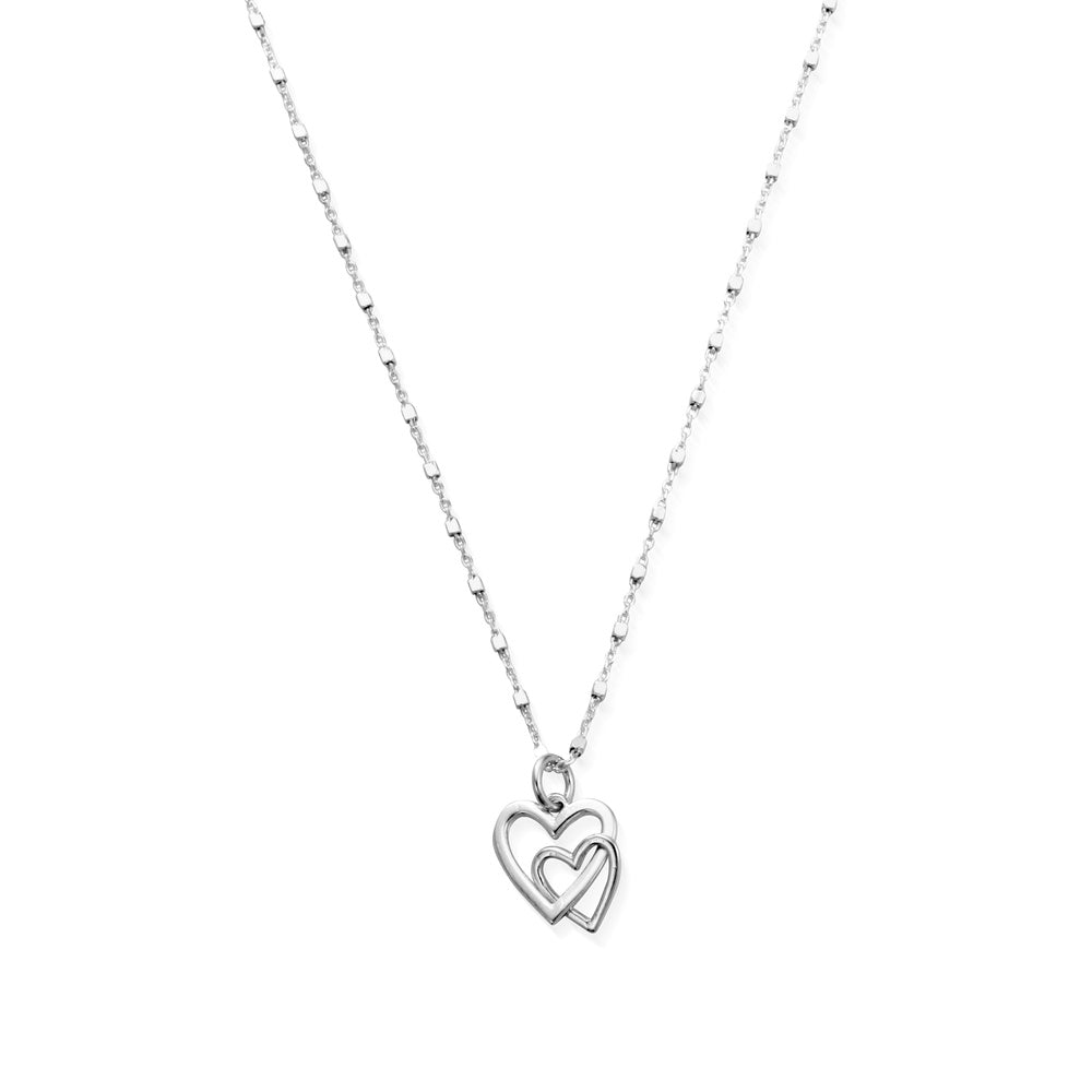 ChloBo Interlocking Love Heart Necklace SNDC572