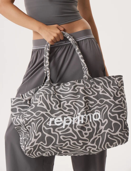 Women's Reprimo Cora Canvas Tote Bag Grey