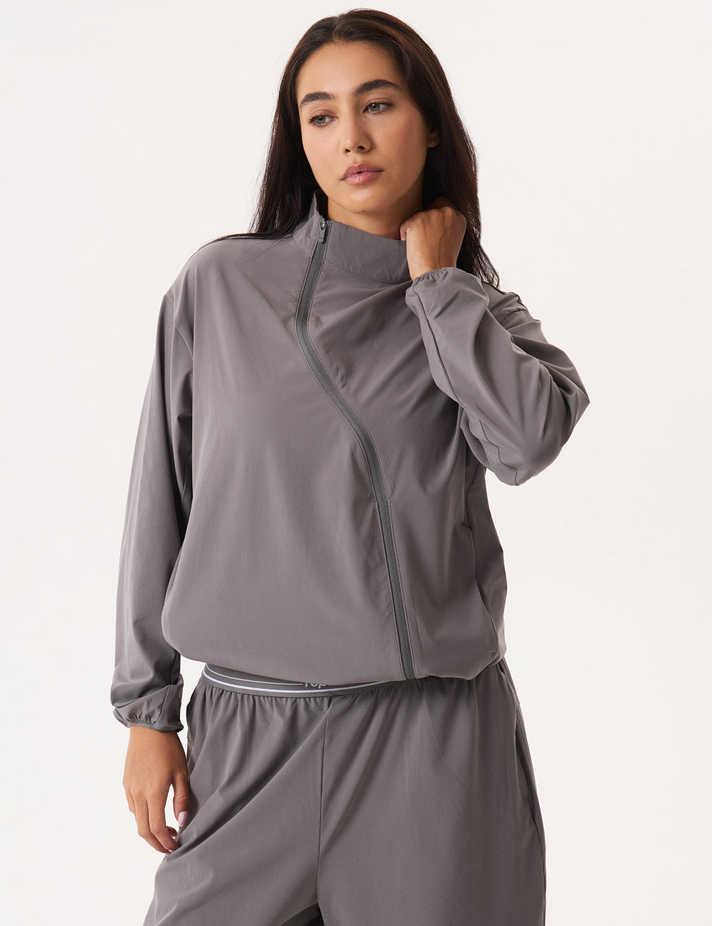 Women's Reprimo Contour Asymmetric Jacket in Dove