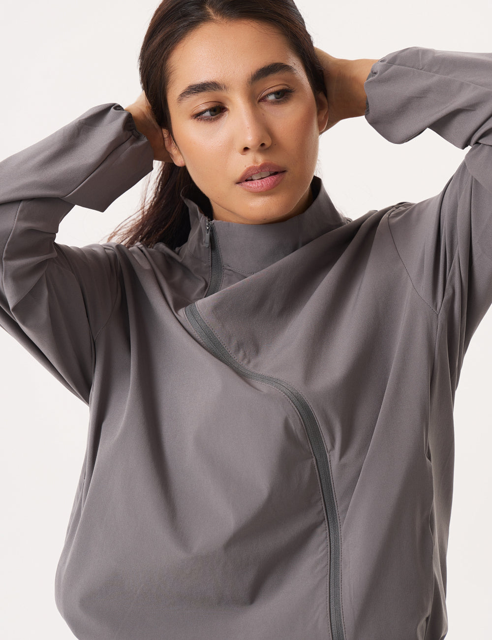 Women's Reprimo Contour Asymmetric Jacket in Dove