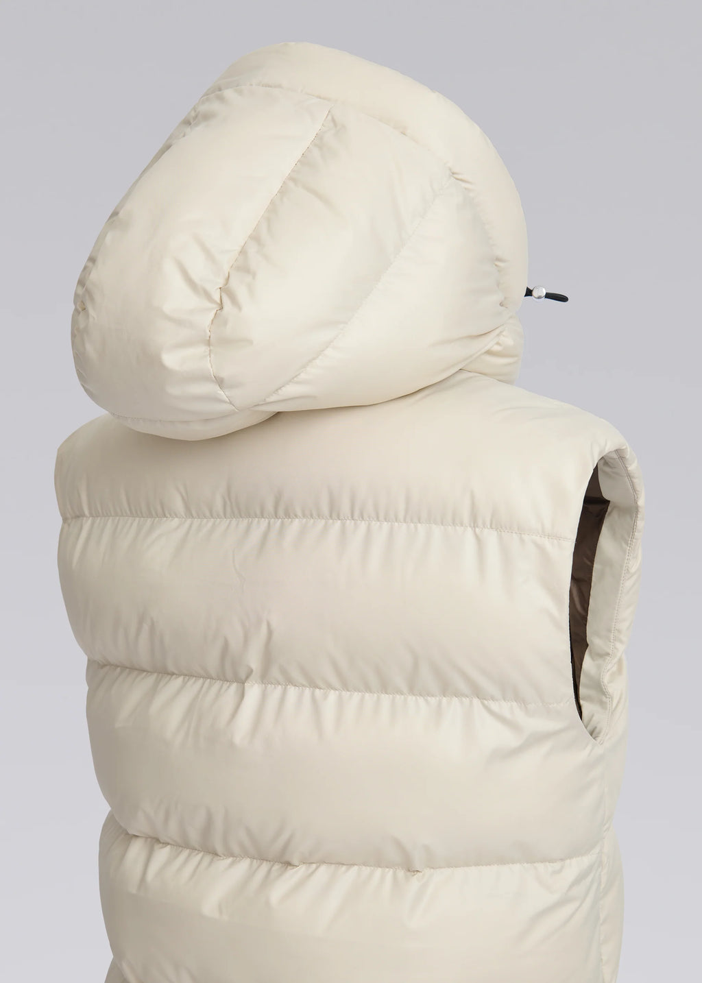 Women's Sandbanks Stone Bay Long Hooded Gilet - image 9