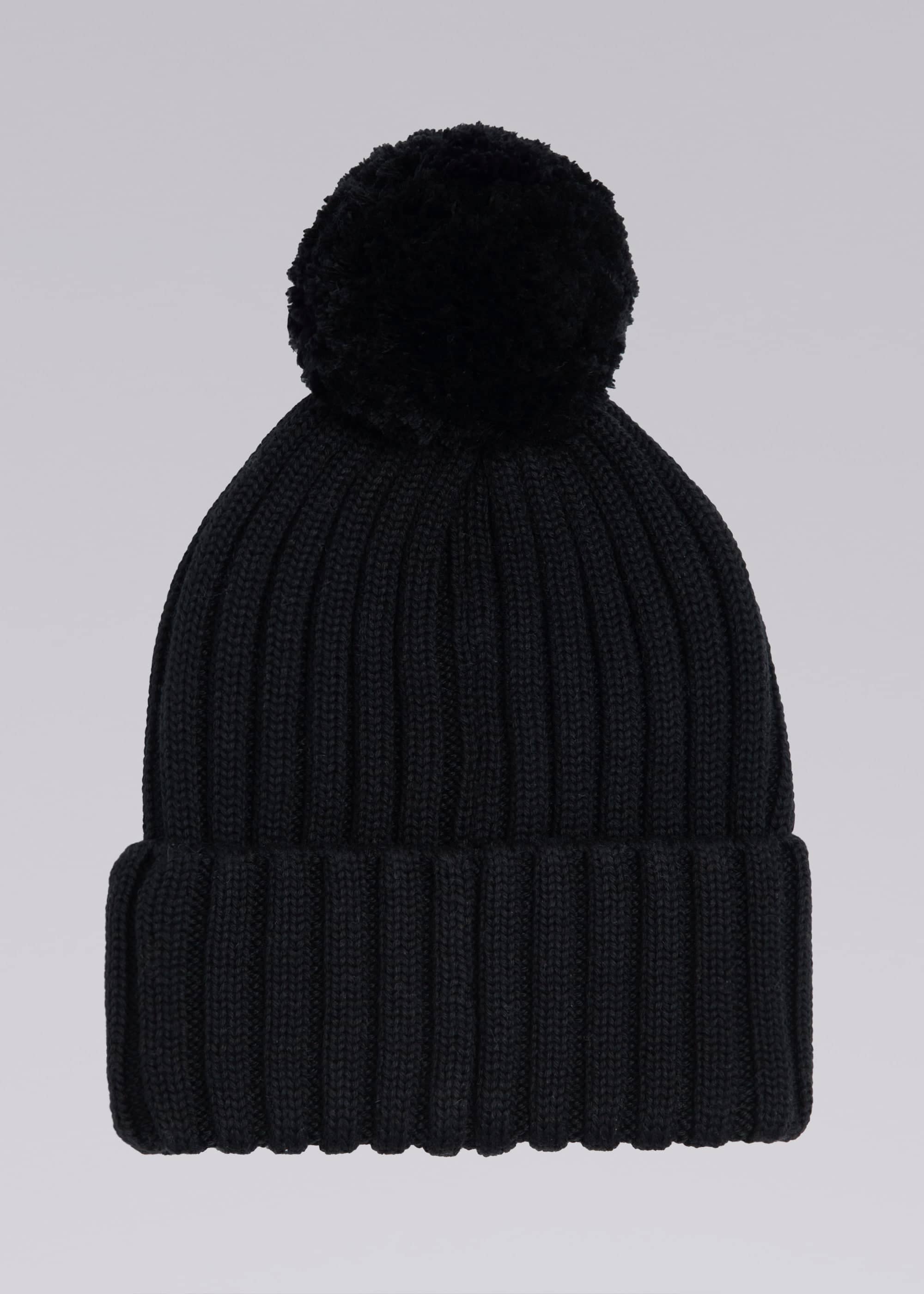Women's Sandbanks Black Pom Pom Beanie Hat - image 2