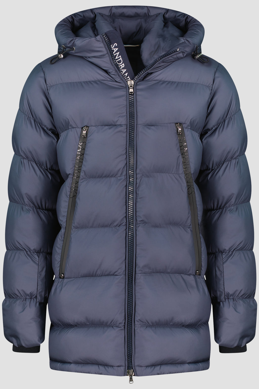 Men's Sandbanks Ravine Mid Puffer Jacket in Navy