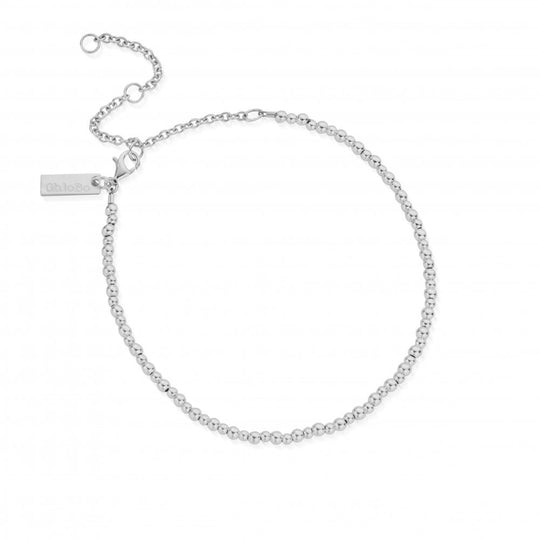 ChloBo Silver Mini Cute Anklet *