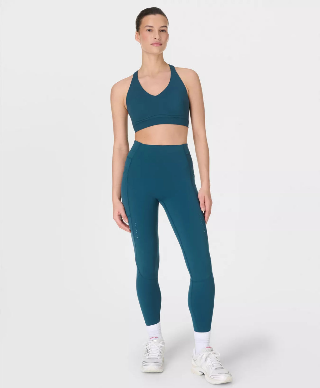 Womens Sweaty Betty Power Pulse  Green Sport Bra — view 7