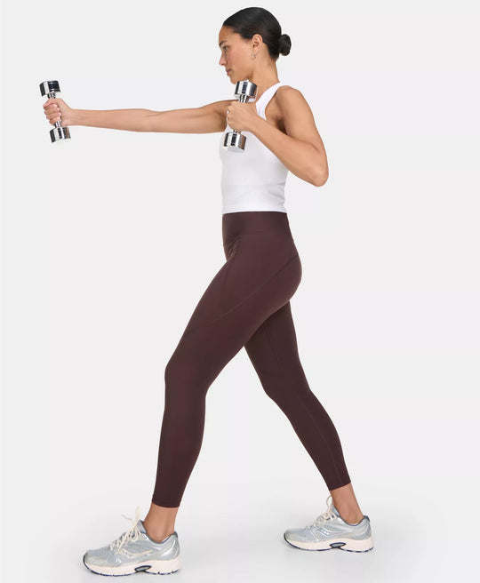 Women's Sweaty Betty Power 7/8 Workout Leggings - Sable Brown