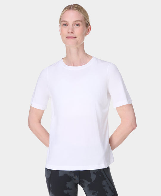 Women's Sweaty Betty Essential Crew Neck T-Shirt - White