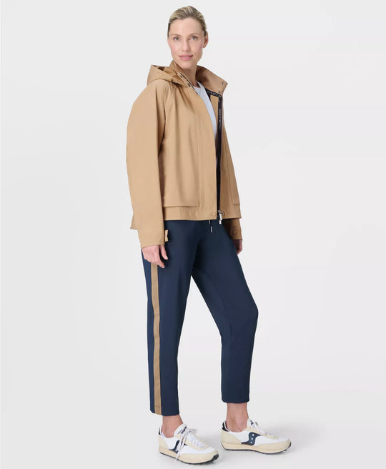Women's Sweaty Betty Explorer Side Stripe 25" Trouser - NavyBlue SepiaBrown