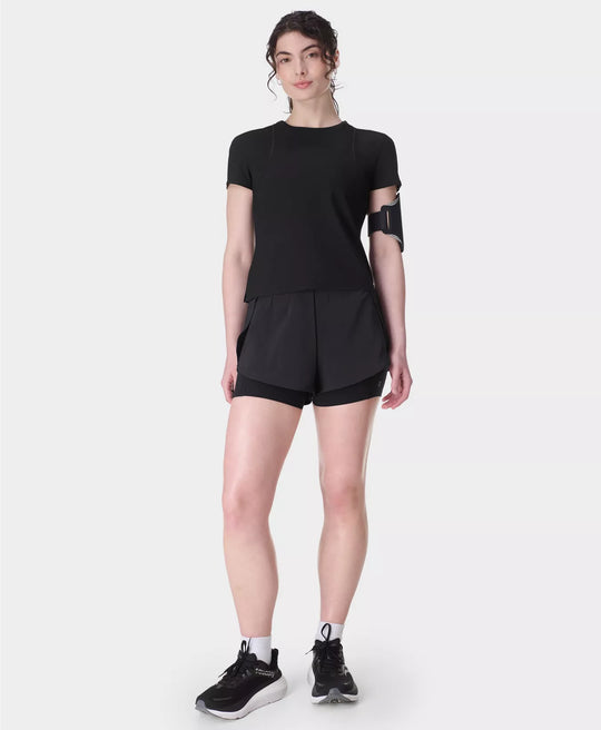 Women's Sweaty Betty Zero Gravity Race Fit Tee - Black
