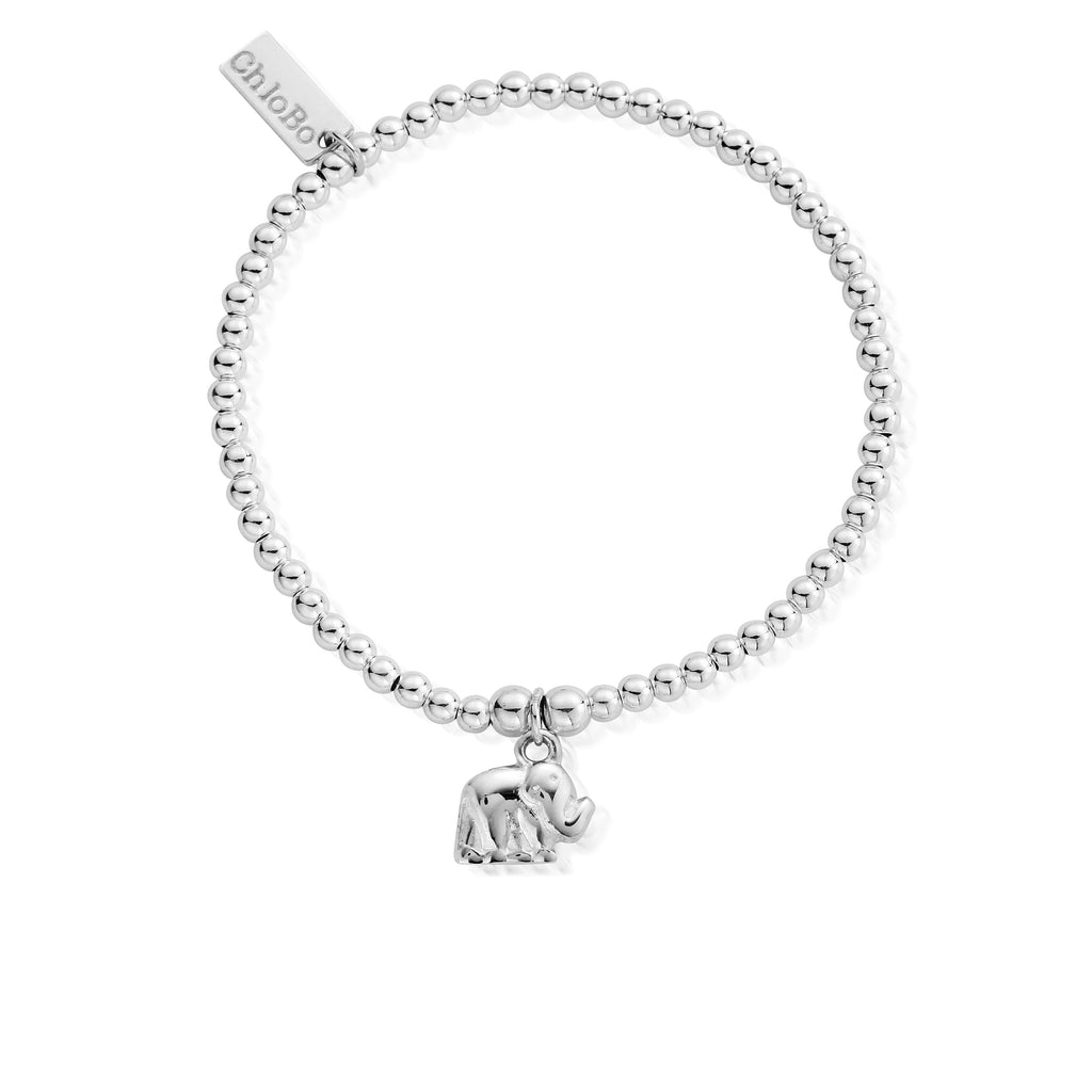 The ChloBo Cute Charm Elephant Bracelet, a silver metal bracelet from ChloBo, available at OD’s Jewellers in St Helens.