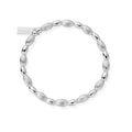 ChloBo Double Rice Bracelet featuring Sterling Silver beaded design with logo tag detail.