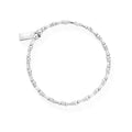 ChloBo beaded bracelet, "Rhythm of Water" collection, sterling silver. Elegant jewelry design on white.