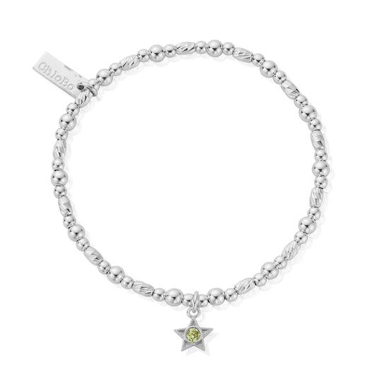 ChloBo August Birthstone Bracelet-Sterling Silver SBBCB3494
