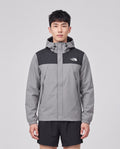 Men's The North Face Antora Jacket Smoked Pearl — on model