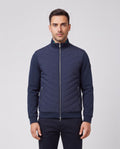 Men's Sandbanks Interlock Chevron Hybrid in Navy — on model