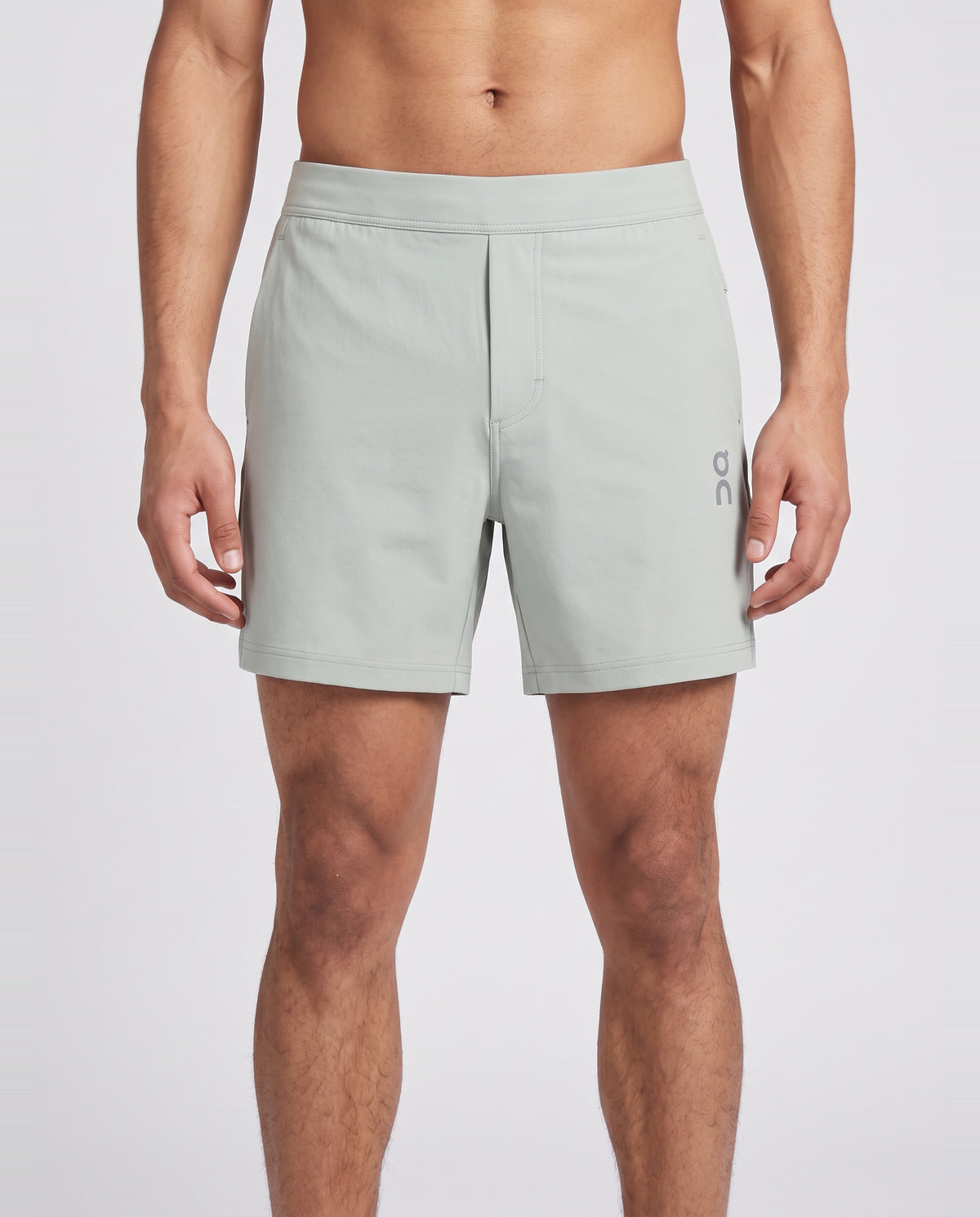Men's On Running Mineral Focus Tech Shorts — on model