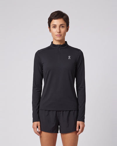 Women's On Running Core 1/4 Zip 1 Black