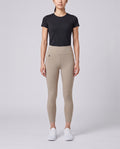 Women's On Running Train Tights 7/8 2 Clay — on model