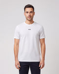 BOSS Green TS Active White T-Shirt — on model