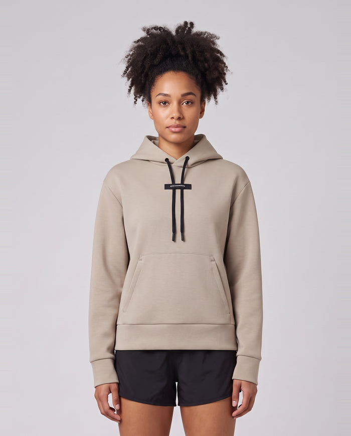 Women's On Running Focus Tech Hoodie Desert
