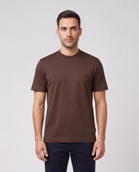 BOSS Black C-Taut 01 Dark Brown T Shirt