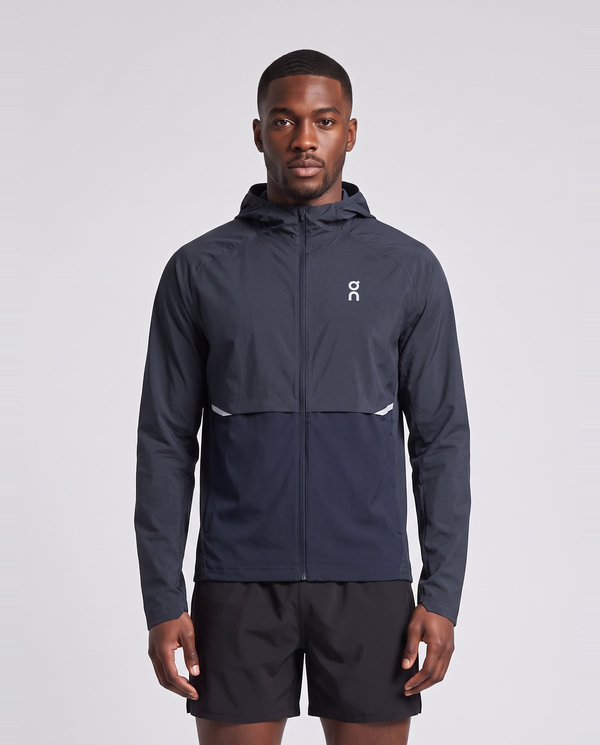 Men's On Running Midnight Core Jacket — on model