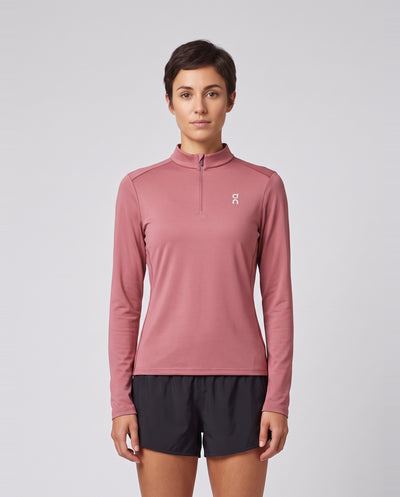 Women's On Running Core 1/4 Zip 1 Barberry