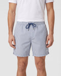 BOSS Bodywear & Swimwear Velvetfish Open Blue Swimwear Shorts — on model