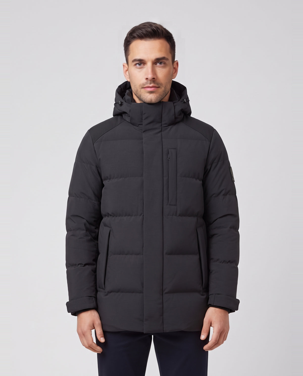 Mens Belstaff Pendulum Jacket Black Jackets — on model