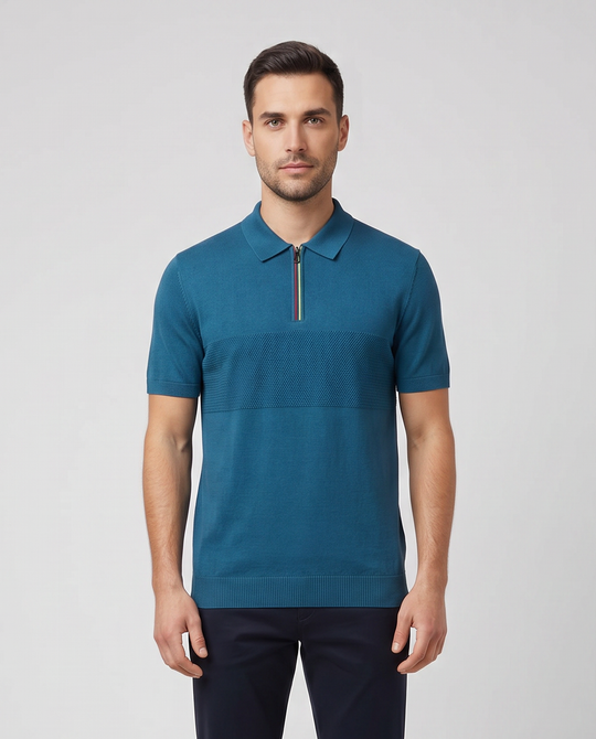 Men's Paul Smith Short Sleeve Knitted Polo Sweater