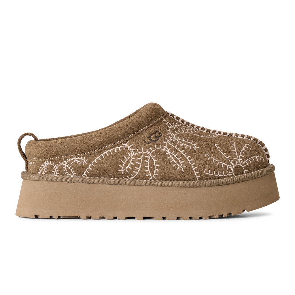 Women's UGG Tazz Botanic Slipper in Light Bronze