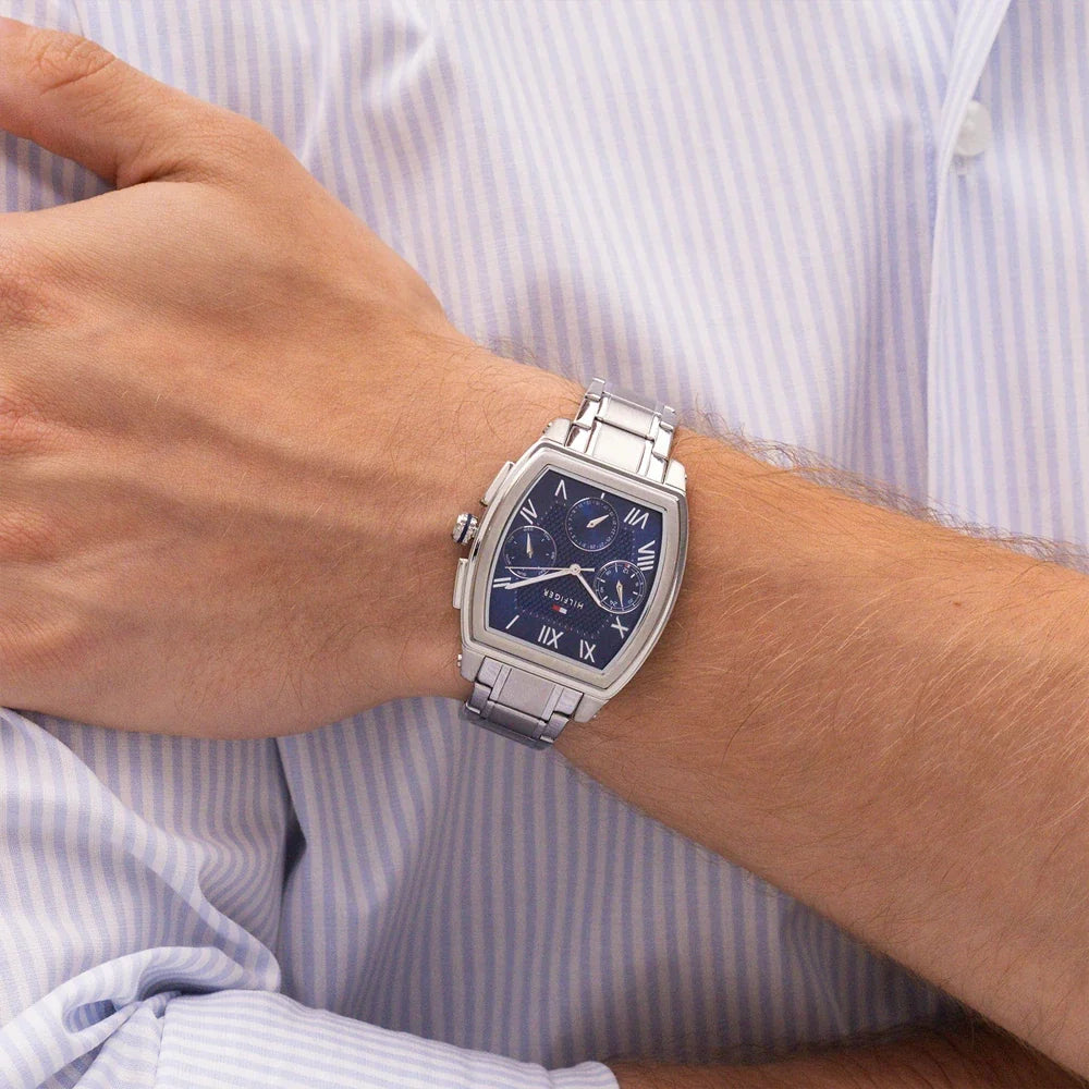 Tommy Hilfiger Oxford Men's Blue Dial Bracelet Watch 1710763 — view 4