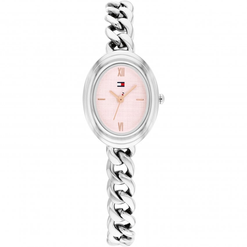 Tommy Hilfiger Ladies Demi Pink Dial Bracelet Watch 1782876