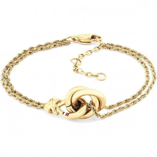 Tommy Hilfiger Gold Plated Nautical Knot Bracelet 2780991