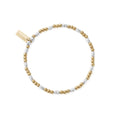 ChloBo Dainty Sparkle Bracelet Silver Gold Plated GMBDSP