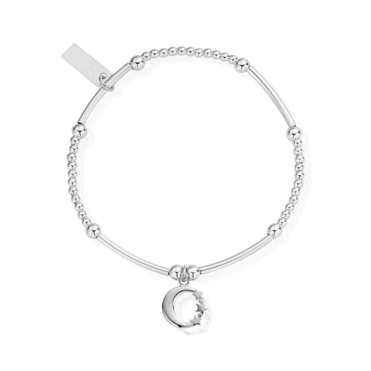 ChloBo Cute Mini Moon & Star Bracelet