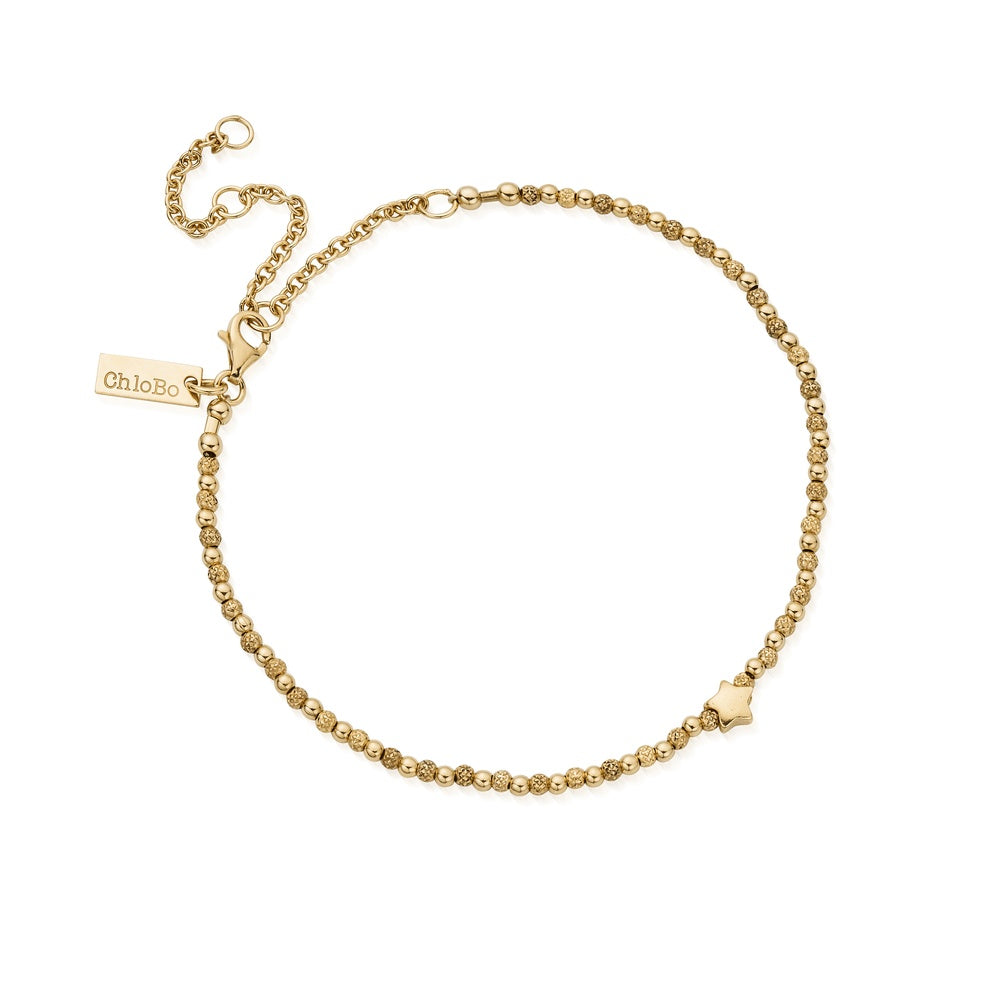 ChloBo Inset Star Anklet. GANSTAR * GANSTAR