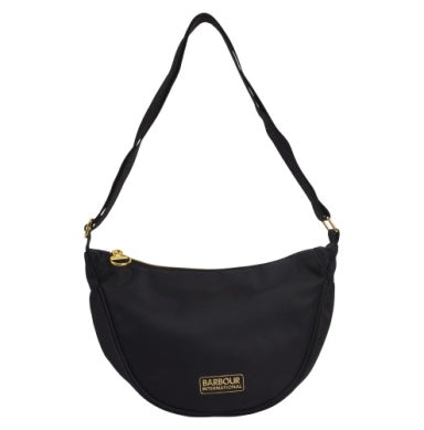 Women's Barbour International Qualify Sling Black Bag
