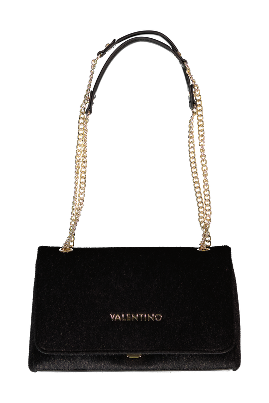 Women's Valentino Ocarina Winter Flap Bag In Black