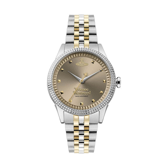 Vivienne Westwood Two-Tone Little Seymour Grey Dial Bracelet Watch VV328WGYSG