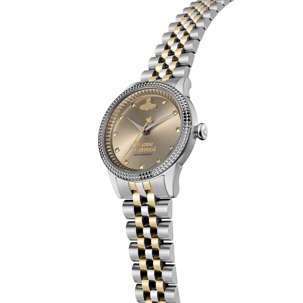 Vivienne Westwood Two-Tone Little Seymour Grey Dial Bracelet Watch VV3