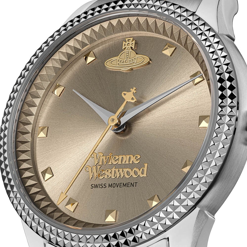 Vivienne Westwood Two-Tone Little Seymour Grey Dial Bracelet Watch VV3