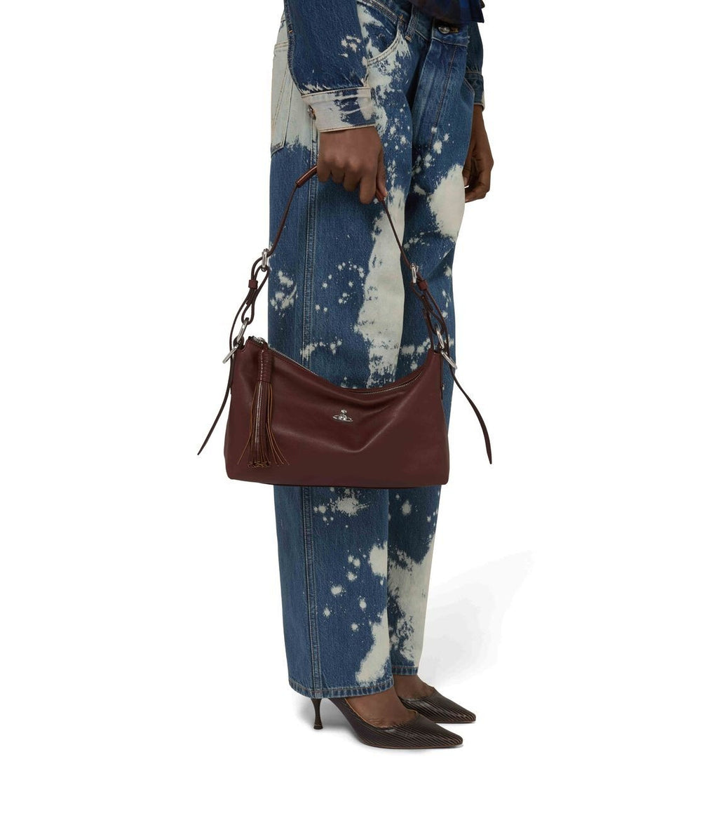 Women's Vivienne Westwood Emma Shoulder Bag in Chestnut — view 2