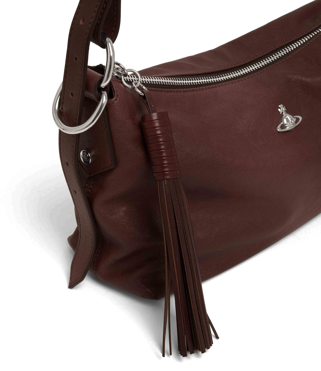 Women's Vivienne Westwood Emma Shoulder Bag in Chestnut — view 6