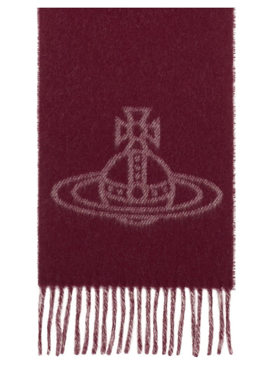 Women's Vivienne Westwood 25X180cm Scarf in Bordeaux